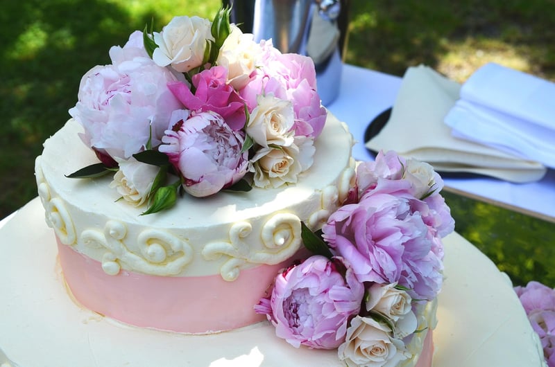 Moon and Stars Cascade Cake